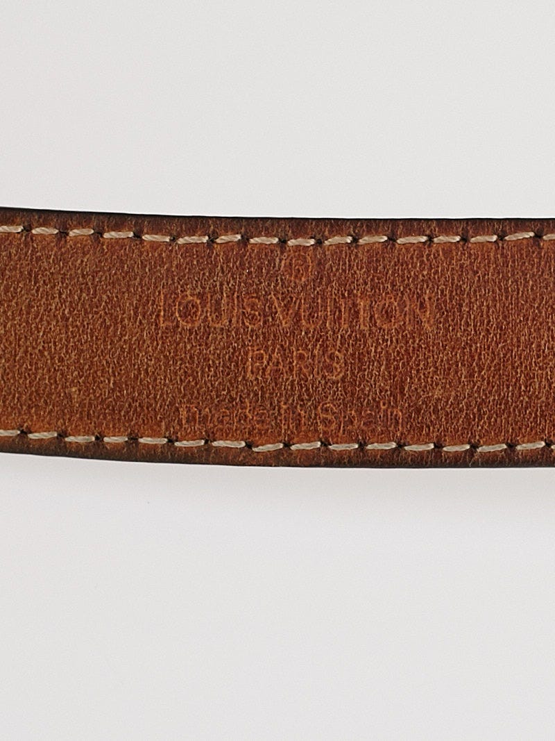 Louis Vuitton Monogram Canvas Ellipse Belt Size 80/32 - Yoogi's Closet