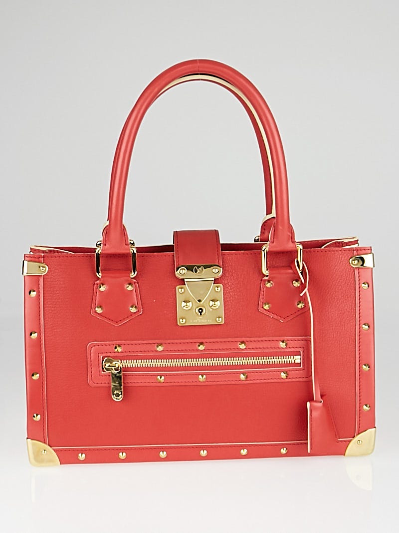 Louis Vuitton Geranium Suhali Leather Le Fabuleux Bag Yoogi's