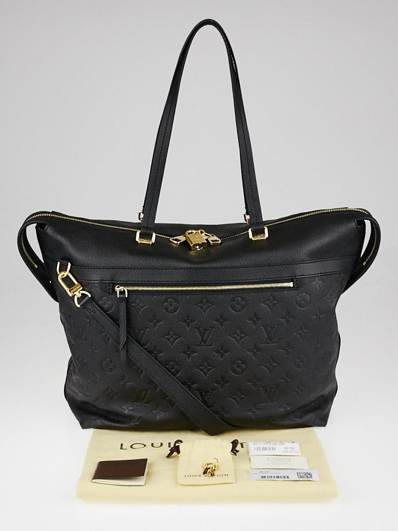 Louis Vuitton Noir Monogram Empreinte Leather Boetie Bag - Yoogi's