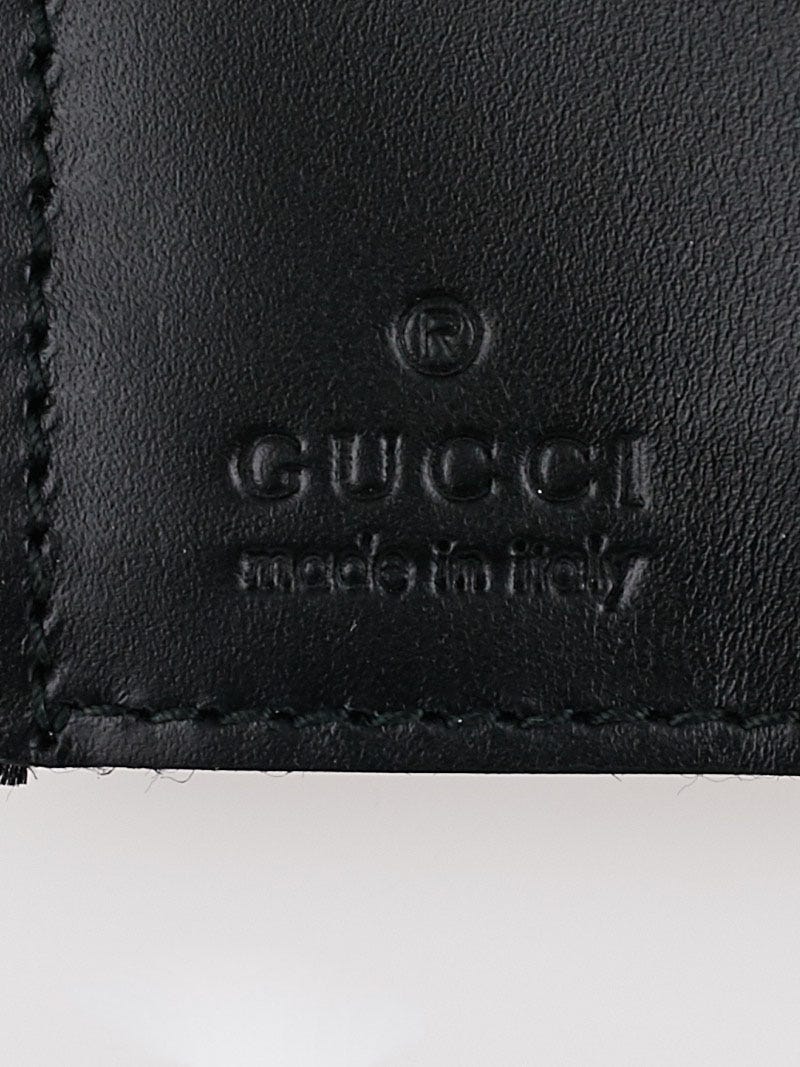 Gucci Guccissima Leather Signature Wrist Wallet on Chain Pochette Bag
