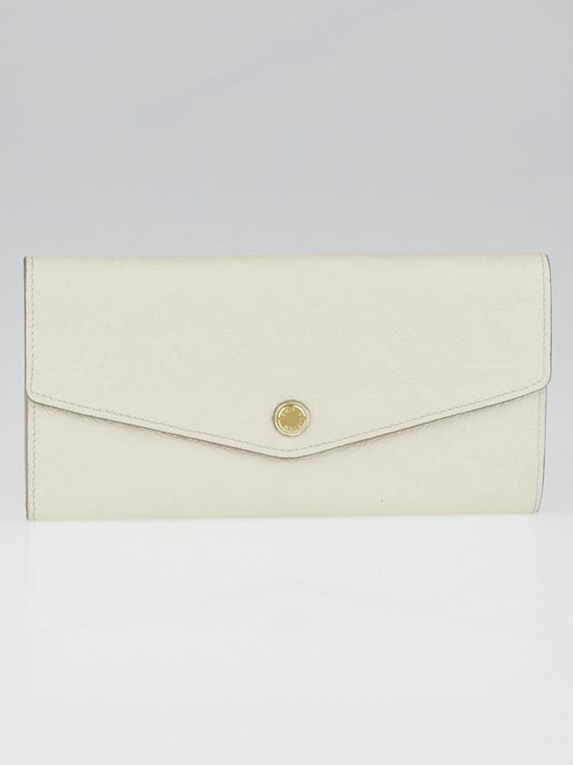 Louis Vuitton Neige Monogram Empreinte Leather Curieuse Wallet