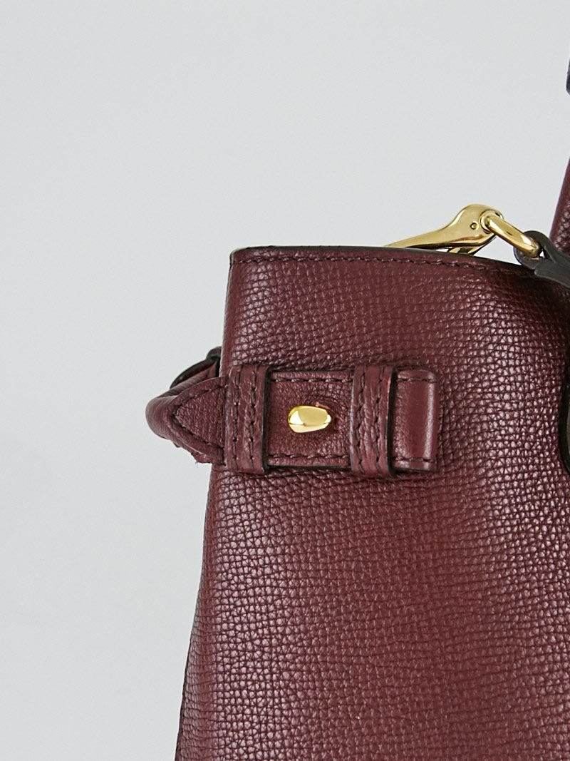 Burberry mahogany red on sale bag