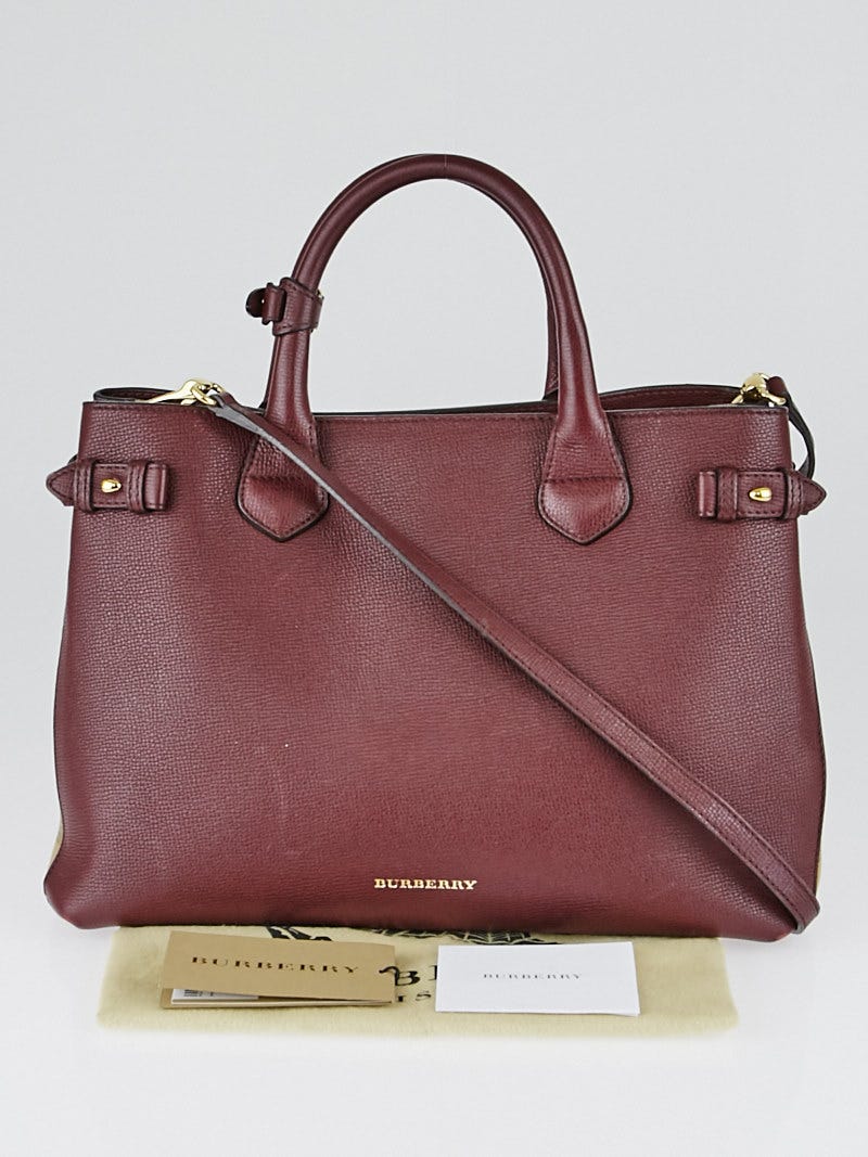 Burberry mahogany red bag online