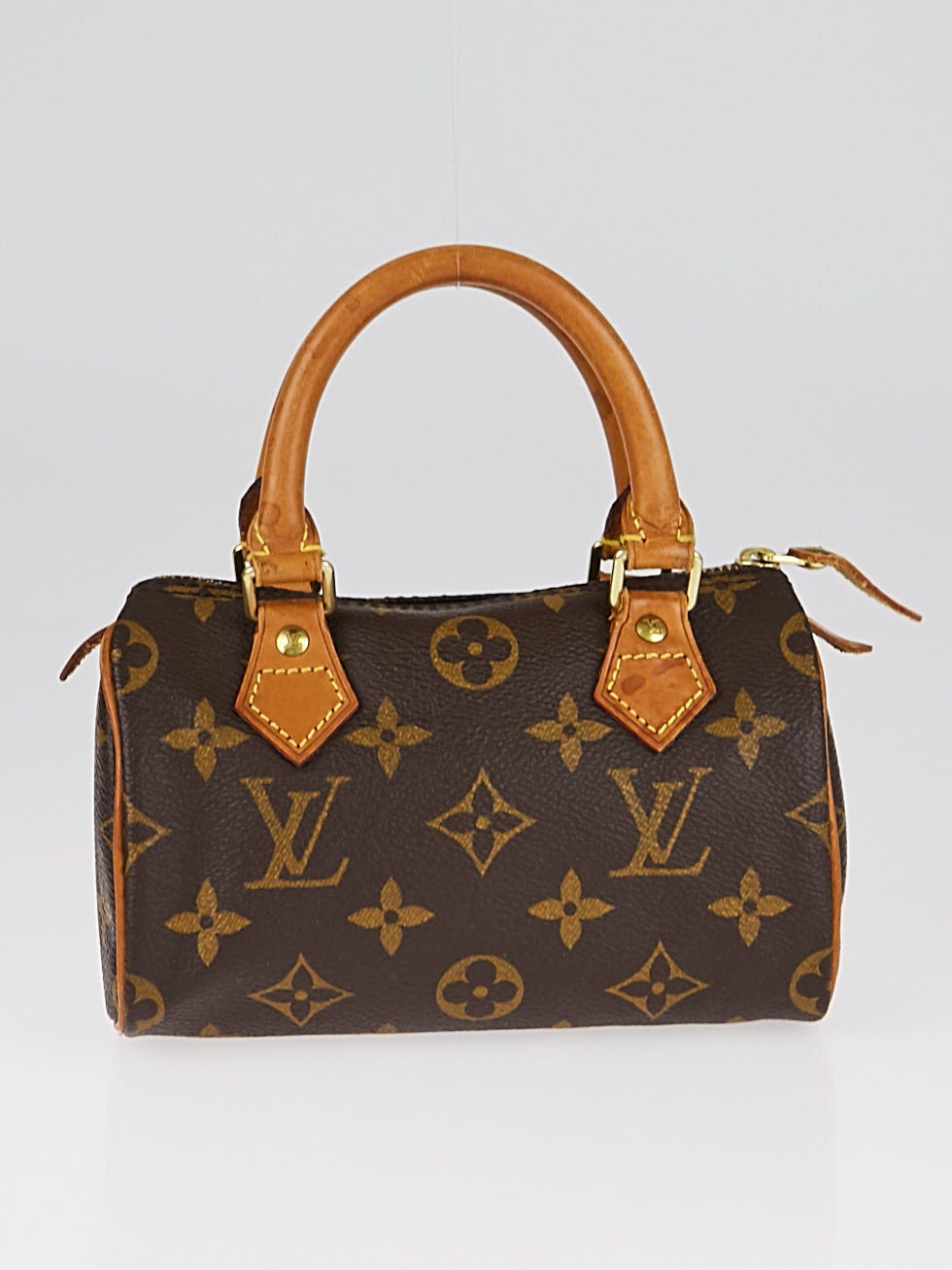 Louis Vuitton Monogram Canvas Mini HL Speedy Bag w/ Shoulder Strap -  Yoogi's Closet
