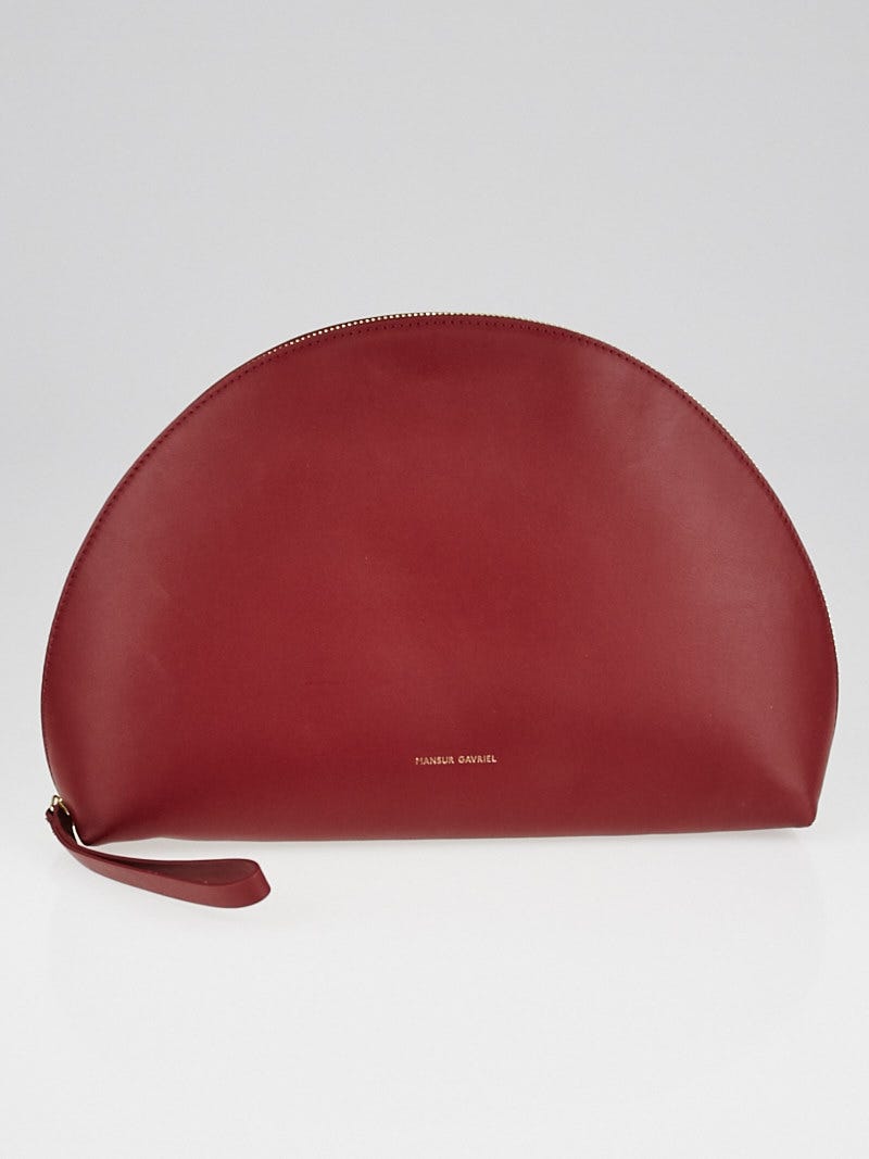 Mansur gavriel discount moon clutch suede