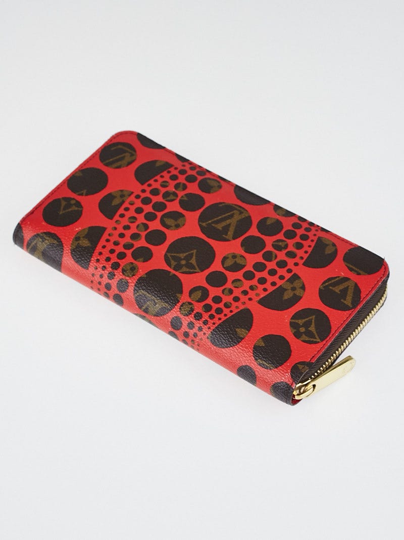 Louis Vuitton Limited Edition Red Yayoi Kusama Monogram Pumpkin Dots Zippy  Wallet - Yoogi's Closet