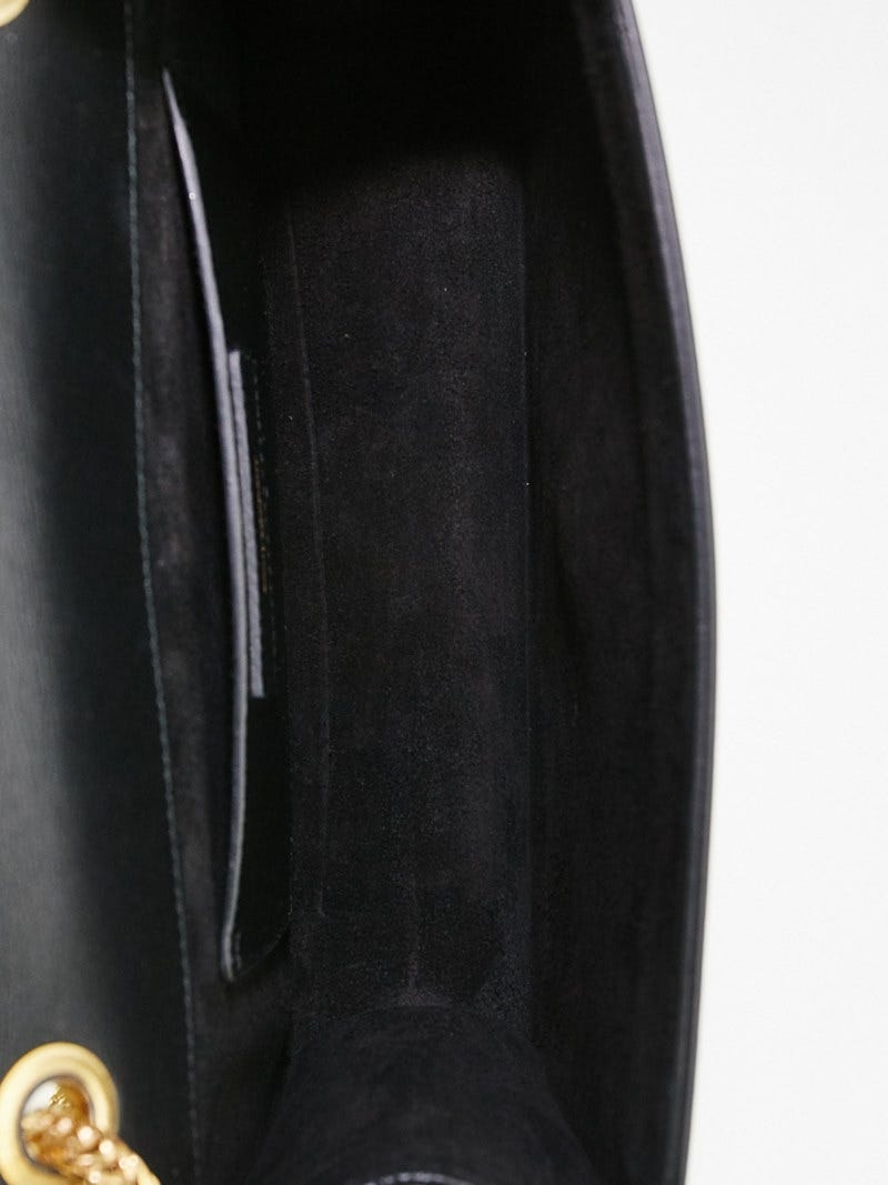 Saint Laurent Black Leather Mini Betty Flap Bag | Yoogi's Closet Saint Laurent Black Leather Mini Betty Flap Bag | Yoogi's Closet