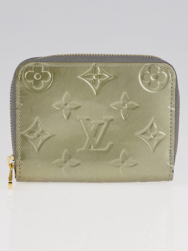 Louis Vuitton Vert Bronze Monogram Vernis Zippy Coin Purse
