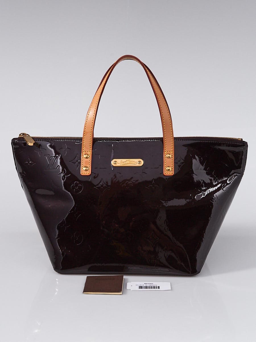 Louis Vuitton Amarante Monogram Vernis Bellevue PM Bag - Yoogi's Closet