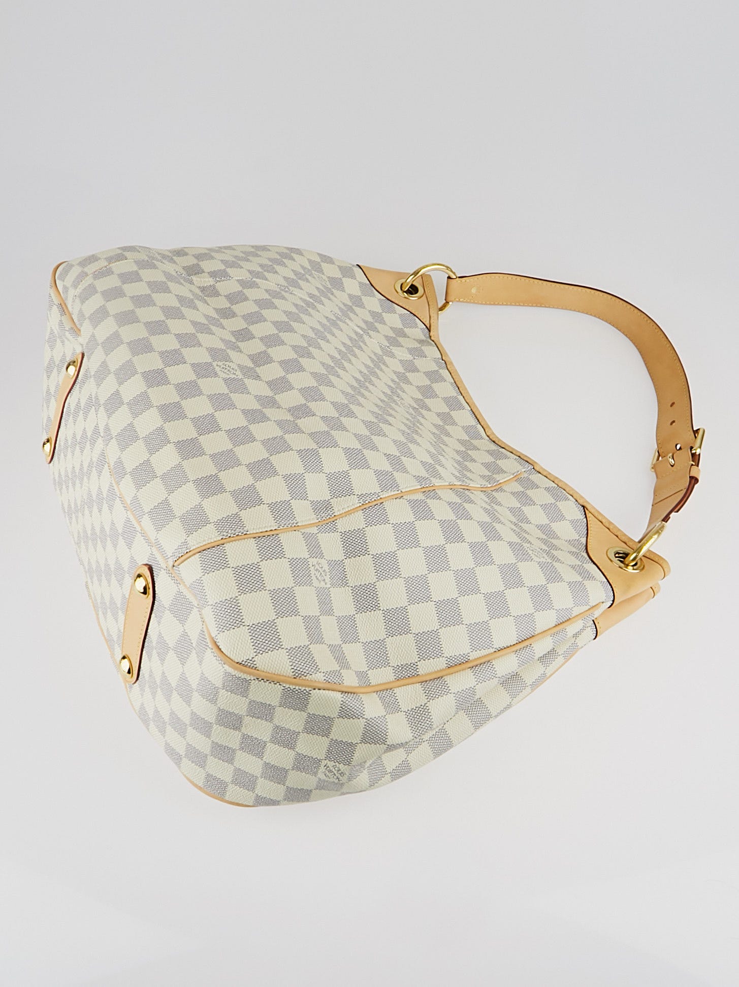 Louis Vuitton Damier Azur Canvas Galliera GM Bag - Yoogi's Closet