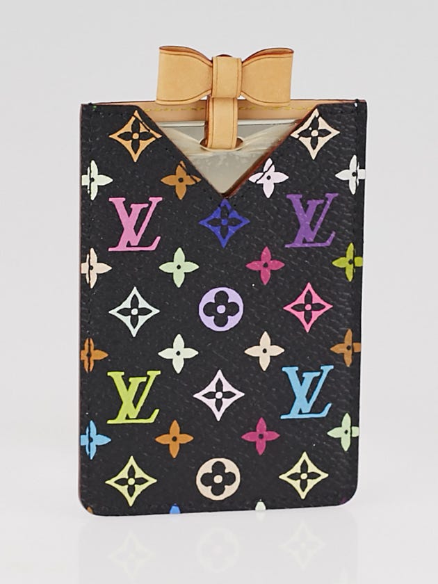 Louis Vuitton Black Monogram Multicolore Etui Miroir Mirror and Case