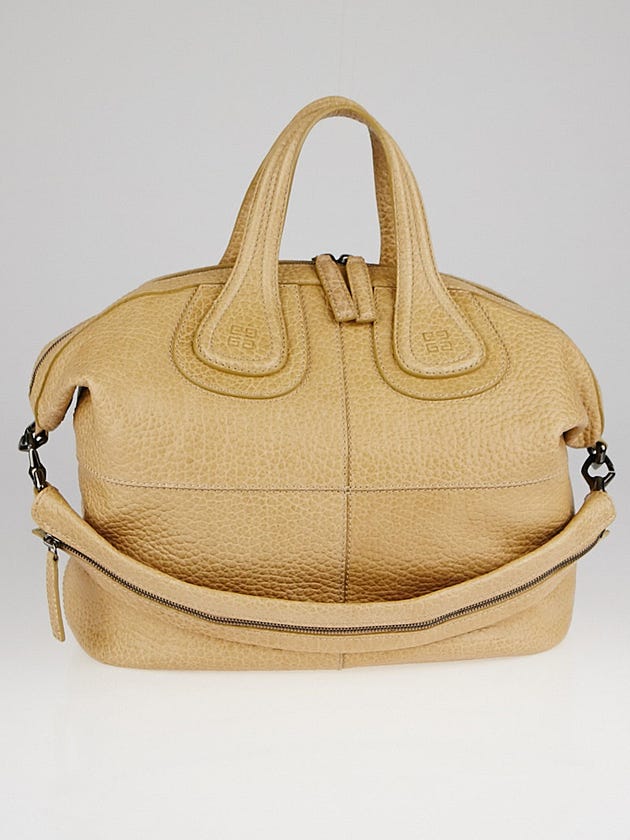 Givenchy Beige Pebbled Leather Medium Nightingale Bag