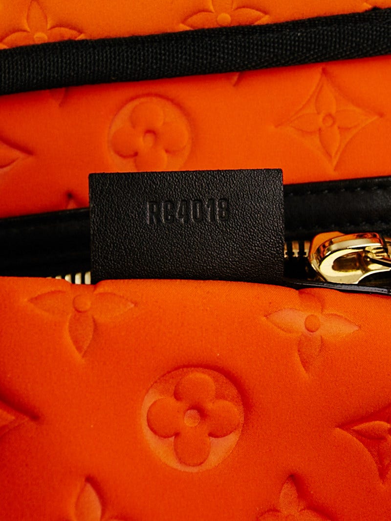 Louis Vuitton Neverfull Scuba Monogram 1lk0103 Orange Neoprene