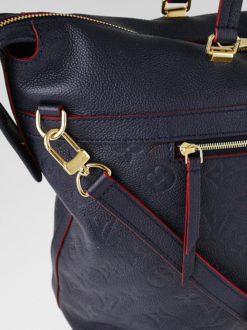 Louis Vuitton - Authenticated Twice Handbag - Leather Blue Plain for Women, Very Good Condition