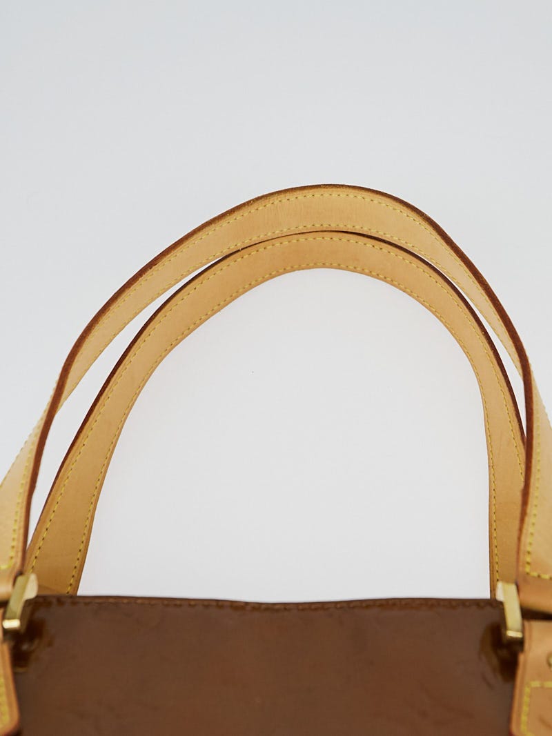 Louis Vuitton Bronze Monogram Vernis Houston Zip Tote Bag Authentic Beauty  EUC