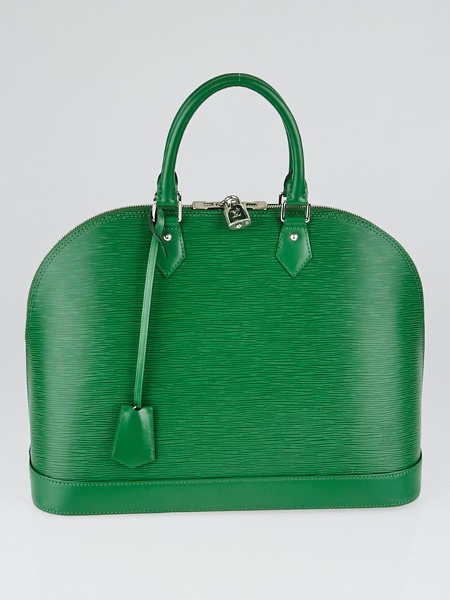 Louis Vuitton Menthe Epi Leather Alma GM Bag