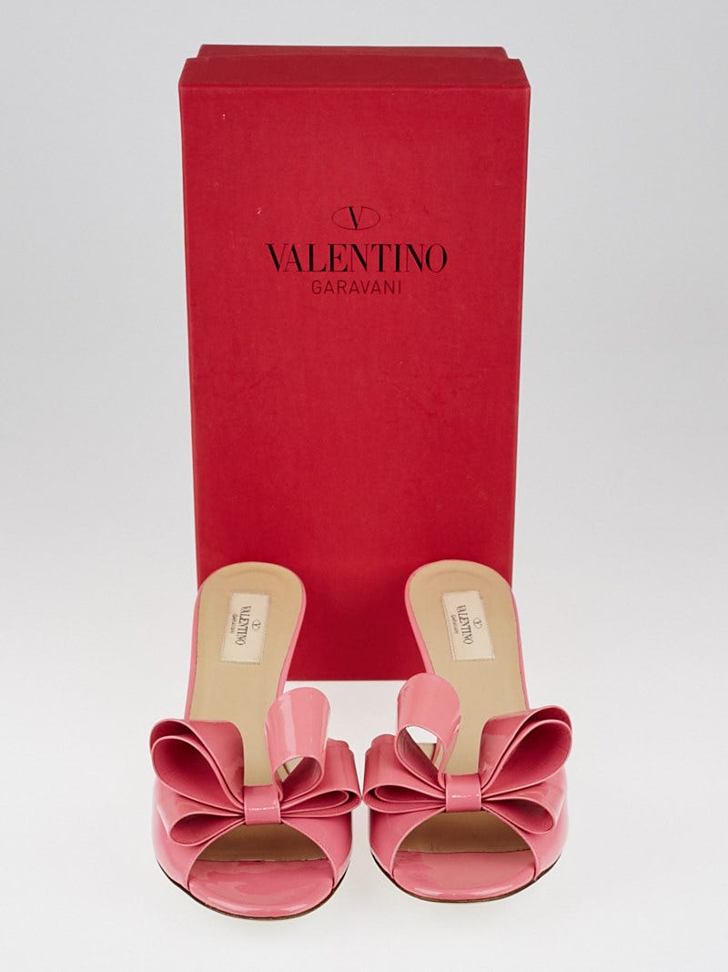 Valentino bow online slippers