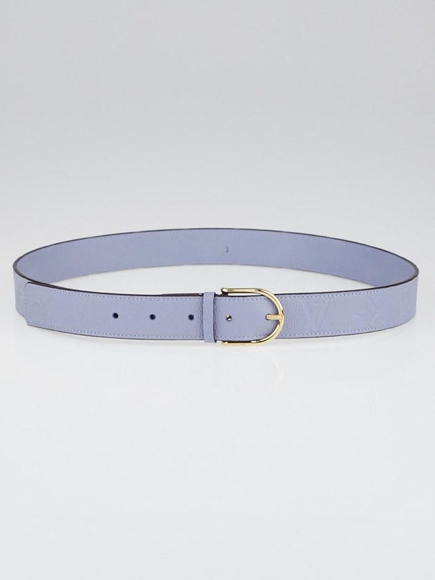 Louis Vuitton Lilas Monogram Empreinte Leather Gracieuse Belt Size 90/36