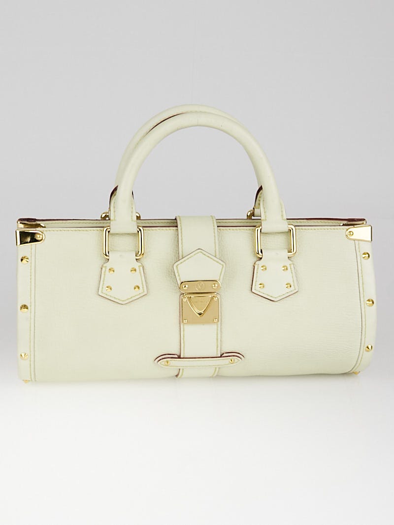Louis Vuitton White Suhali Leather L'Epanoui PM Bag