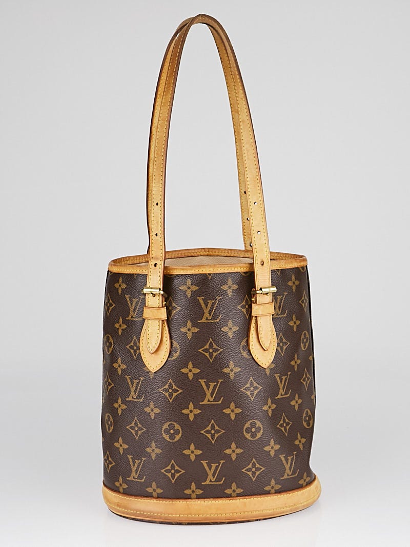 Louis Vuitton Monogram Canvas Petit Bucket Bag w/ Accessory Pouch - Yoogi's  Closet