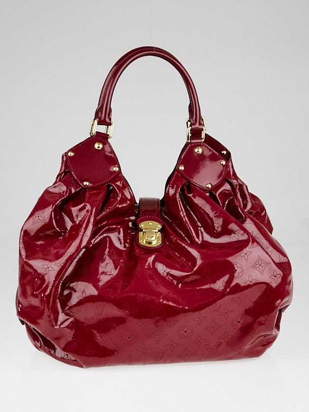 Louis Vuitton Limited Edition Cerise Patent Leather Surya XL Bag