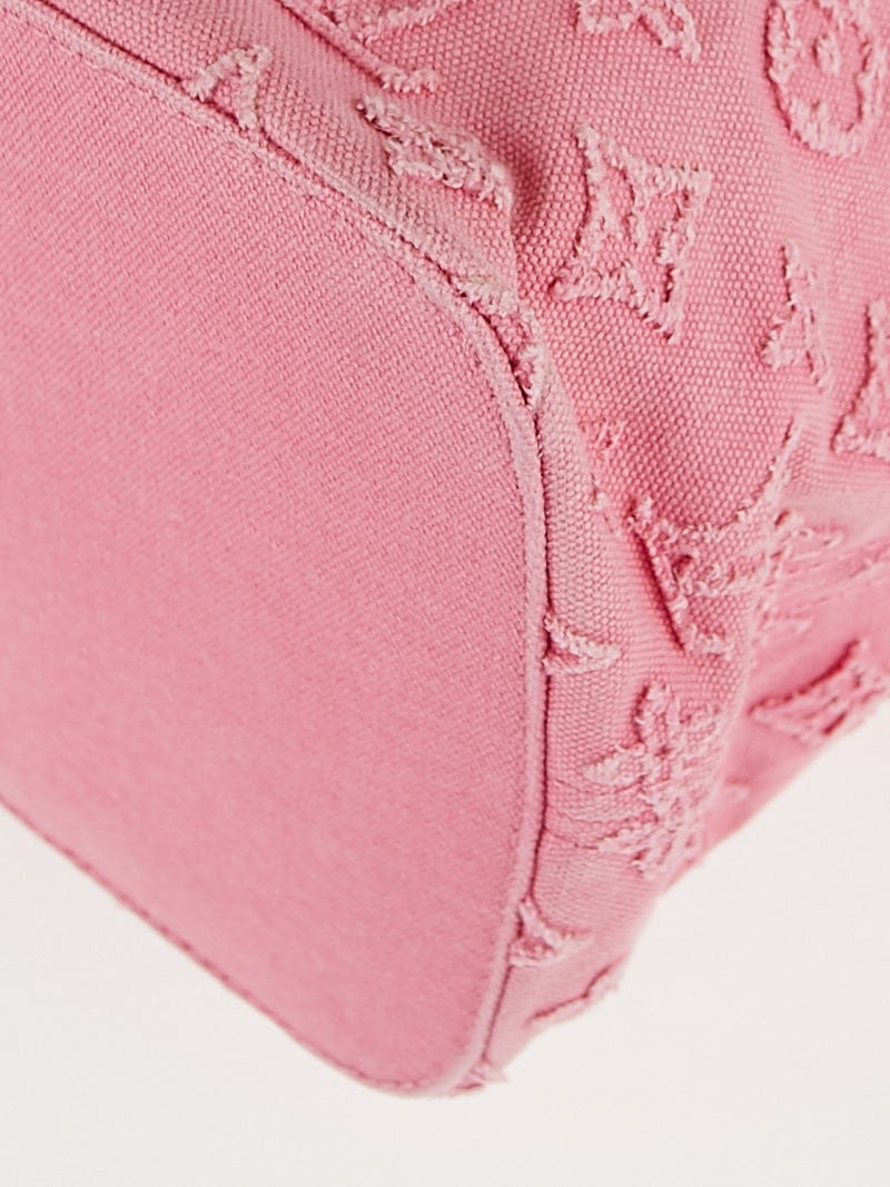 Louis Vuitton Pink Denim Monogram Stone Neverfull MM Bag - Yoogi's