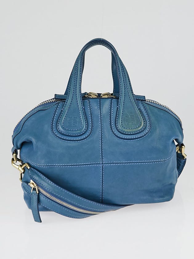 Givenchy Blue Leather Small Nightingale Bag
