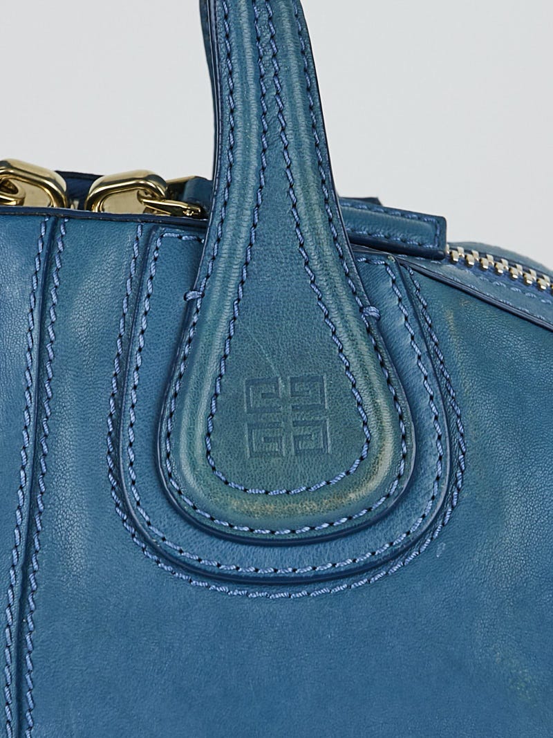 Givenchy Blue Leather Small Nightingale Bag | Yoogi's Closet