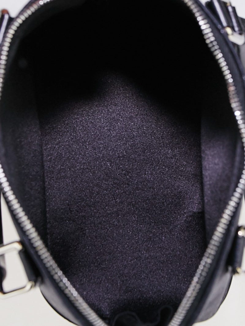 Louis Vuitton Black Monogram Satin Mini Alma Bag - Yoogi's Closet