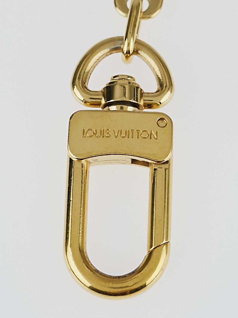 LOUIS VUITTON Golden Brass Bolt Keychain Pochette Extender - ShopperBoard