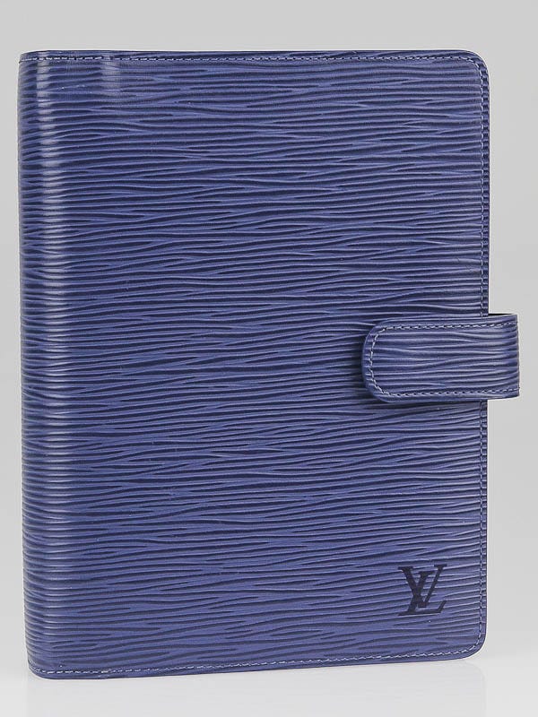 Louis Vuitton Myrtile Blue Epi Leather Agenda/Notebook Cover