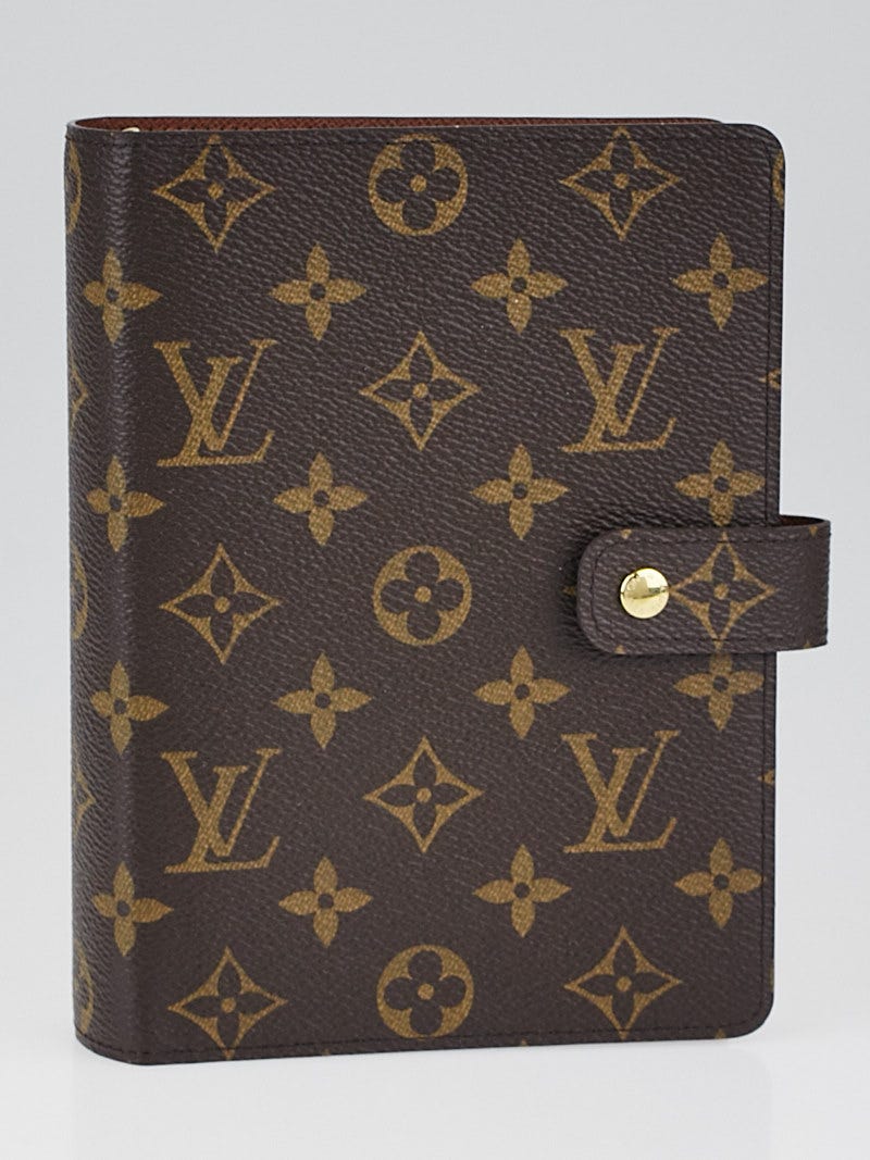 Louis Vuitton Monogram Canvas Medium Ring Agenda Cover