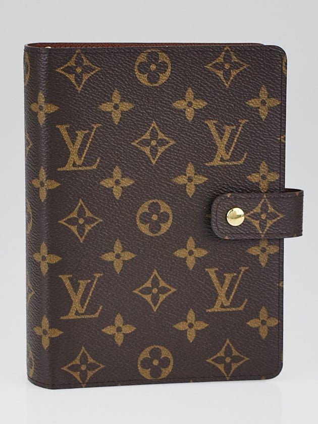Louis Vuitton Monogram Canvas Medium Ring Agenda Cover