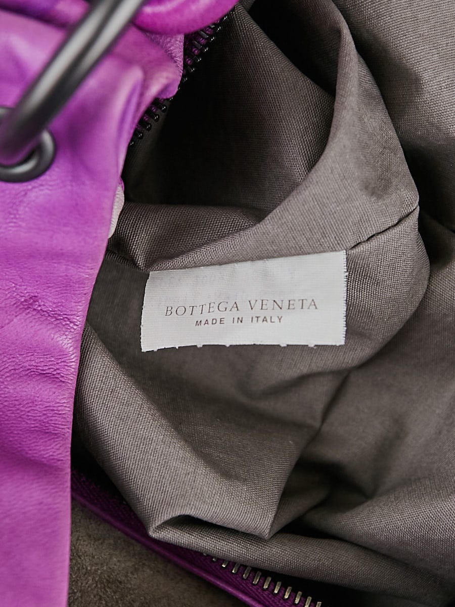 Bottega Veneta Violet Tye Dye Leather Aquilone Large Fortune