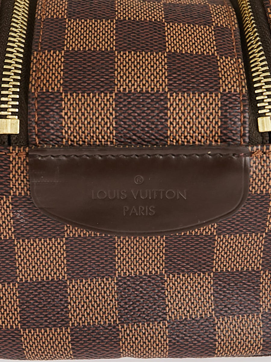 Louis Vuitton Damier Ebene Canvas King Size Toiletry Bag Louis