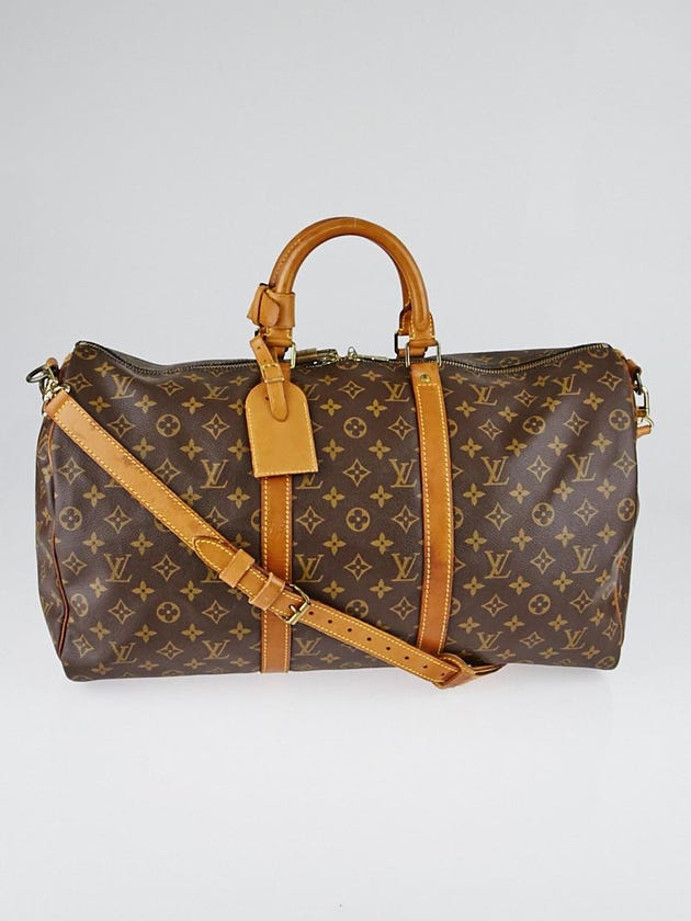 Louis Vuitton Monogram Canvas Keepall 50 Bandouliere Bag