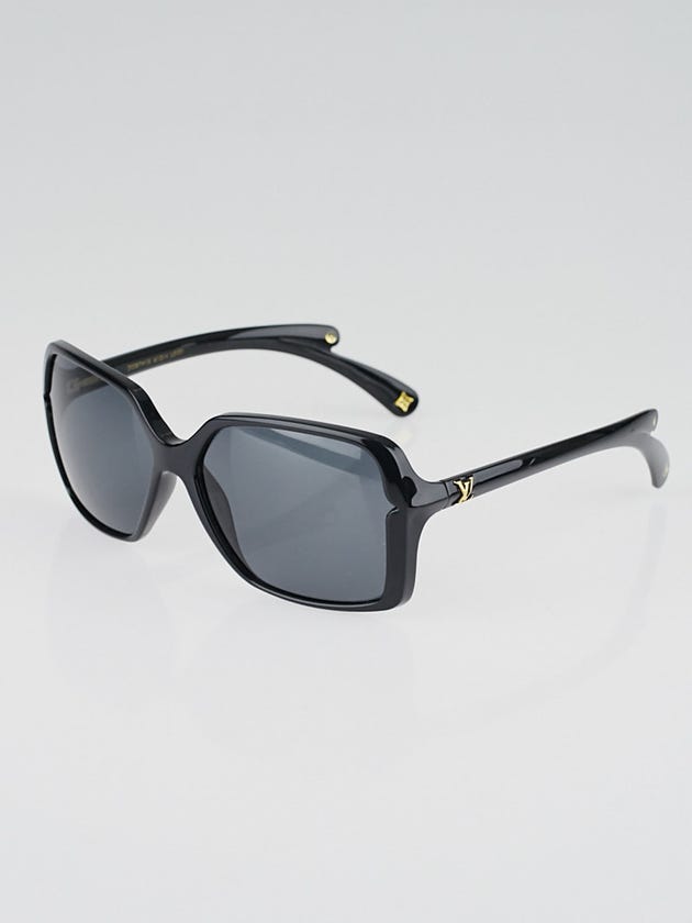 Louis Vuitton Black Resin Frame Flore Carre Sunglasses-Z0287W
