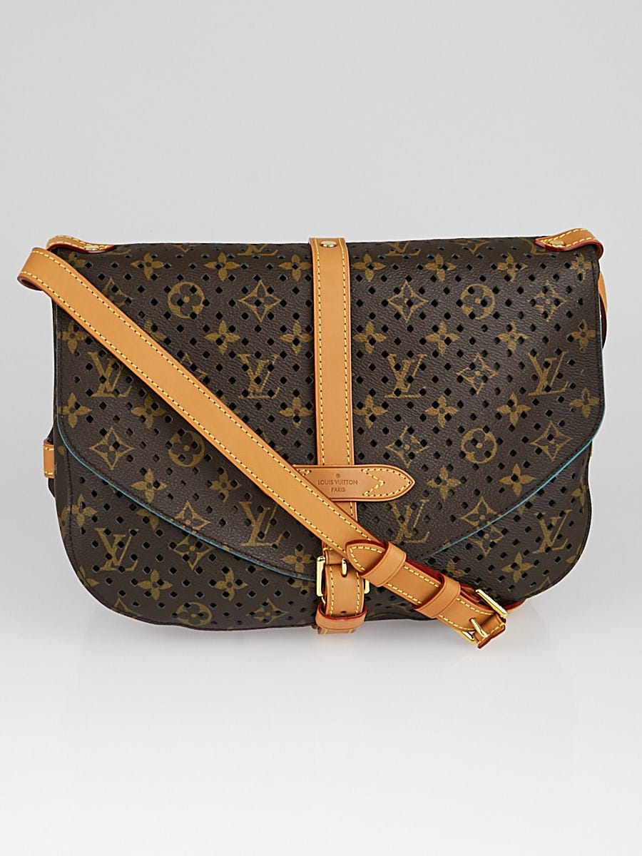 Louis Vuitton Limited Edition Perforated Saumur Monogram 30