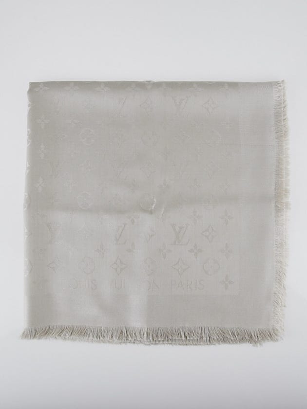 Louis Vuitton Dune Monogram Silk/Wool Shawl Scarf