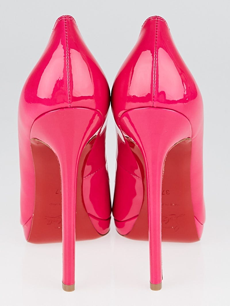 Christian louboutin pigalle discount plato hot pink