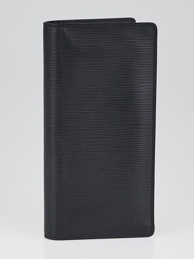 Louis Vuitton Black Epi Leather Brazza Wallet