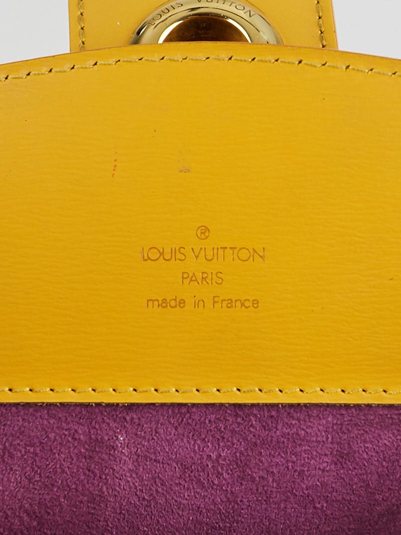 Louis Vuitton Tassil Yellow Epi Leather Cluny Bag - Yoogi's Closet