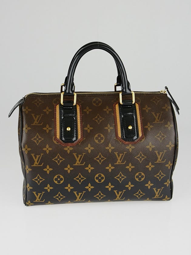 Louis Vuitton Limited Edition Black Monogram Mirage Speedy 30 Bag