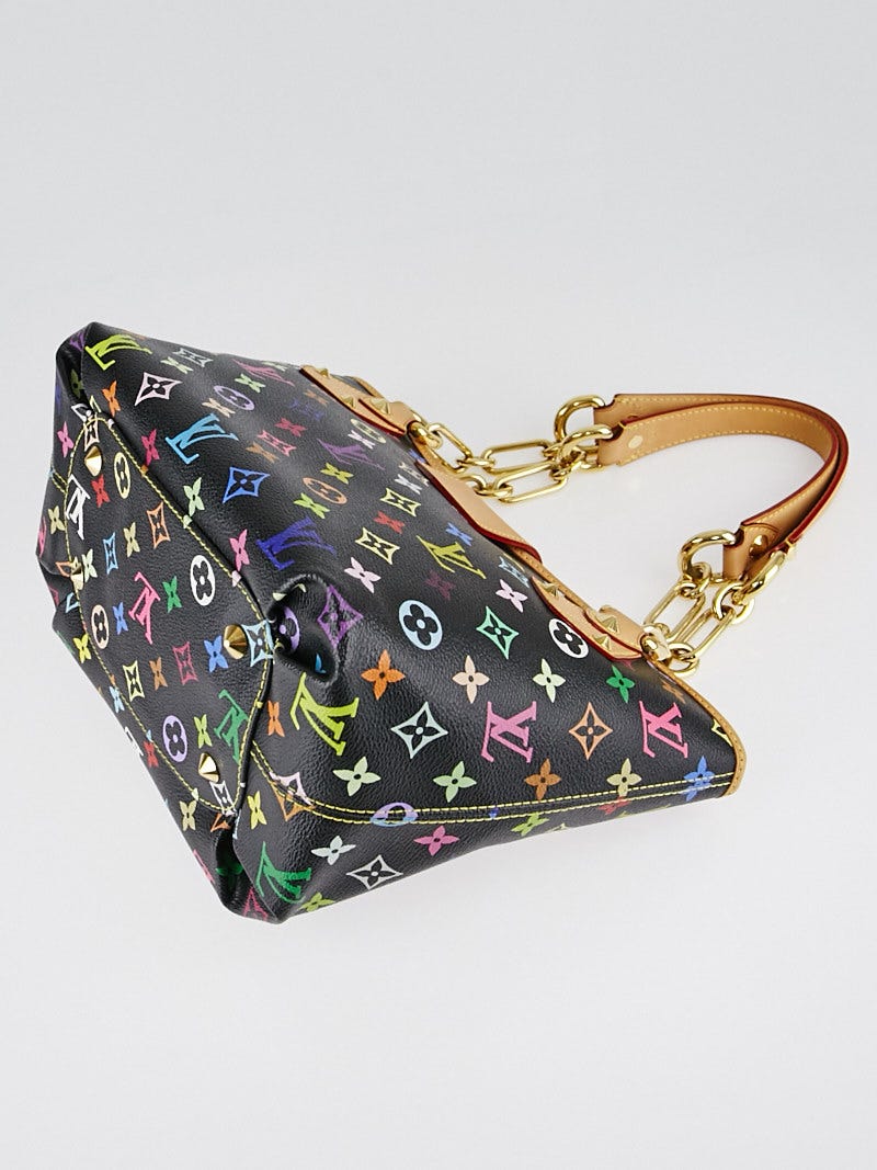 Louis Vuitton Black Monogram Multicolore Annie MM Tote Bag - ShopperBoard