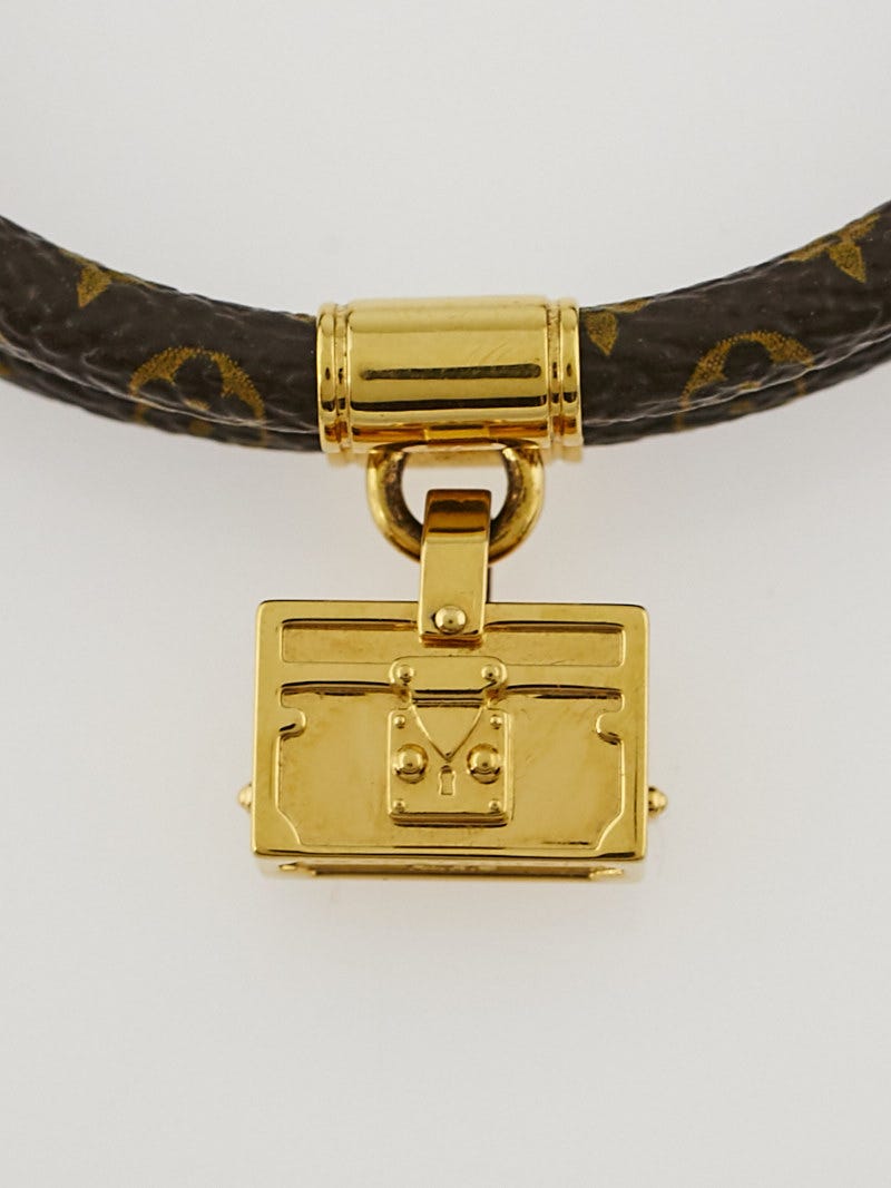 Louis Vuitton Monogram Bracelet Petite Malle Bracelet M6154