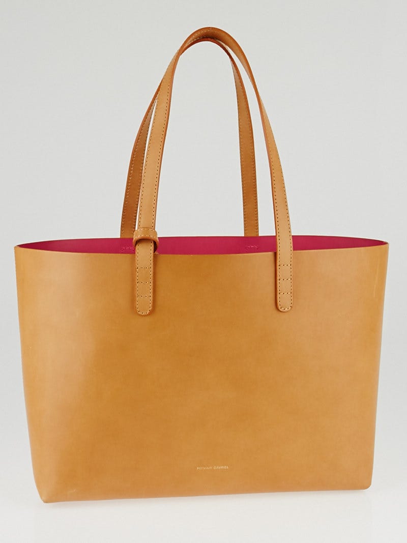 Mansur Gavriel Brown Vegetable Tanned Leather Crossbody Bag - Yoogi's Closet