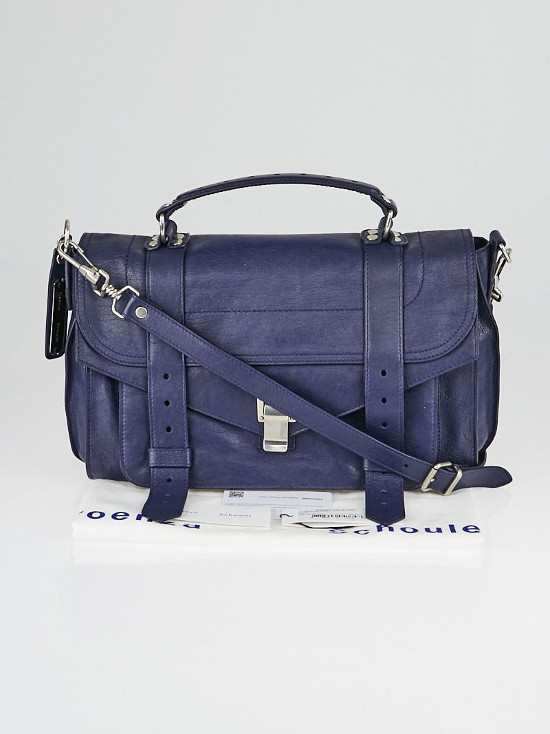 Proenza Schouler Indigo Leather Medium PS1 Satchel Bag Yoogi s