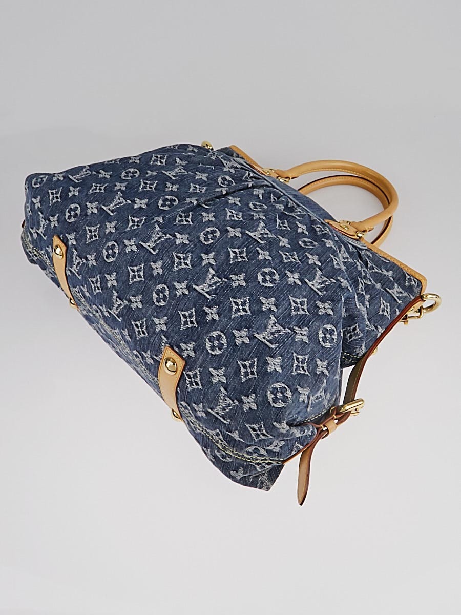 Louis Vuitton Blue Denim Monogram Denim Neo Cabby GM Bag - Yoogi's Closet