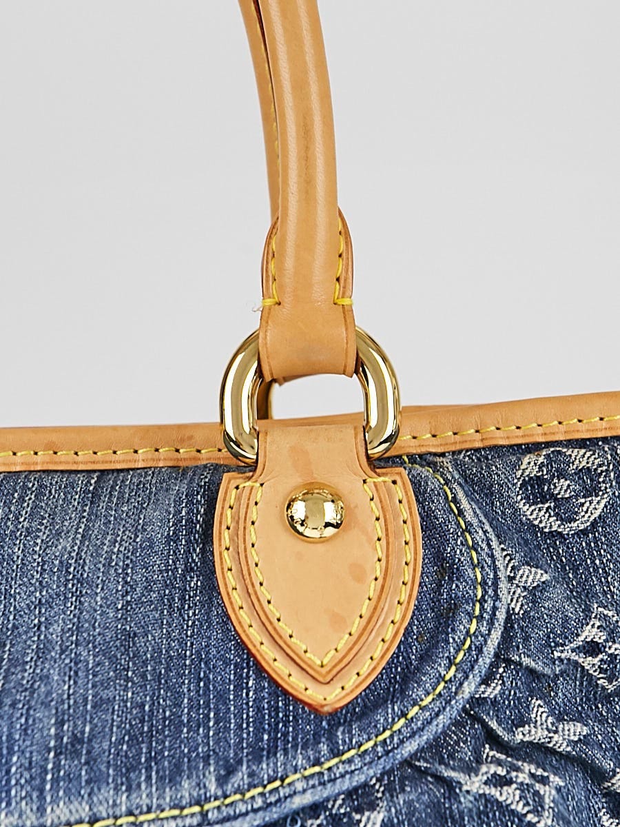 Louis Vuitton Blue Monogram Denim Neo Speedy Bag - Yoogi's Closet