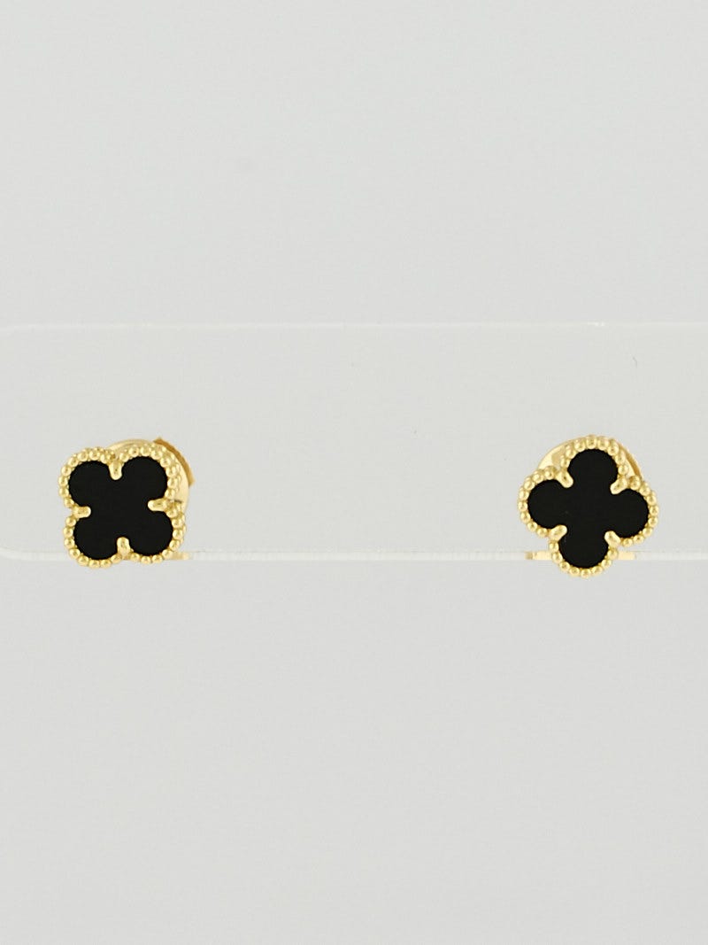 Van cleef deals black earrings